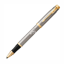 Металлическая ручка-роллер Parker IM Brushed Metal GT RB с логотипом