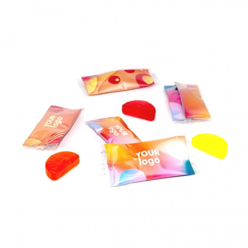 Леденец Citrus Mix 70х30х10 мм с логотипом 7 г Леденец Citrus Mix 70х30х10 мм с логотипом 7 г Фото 2