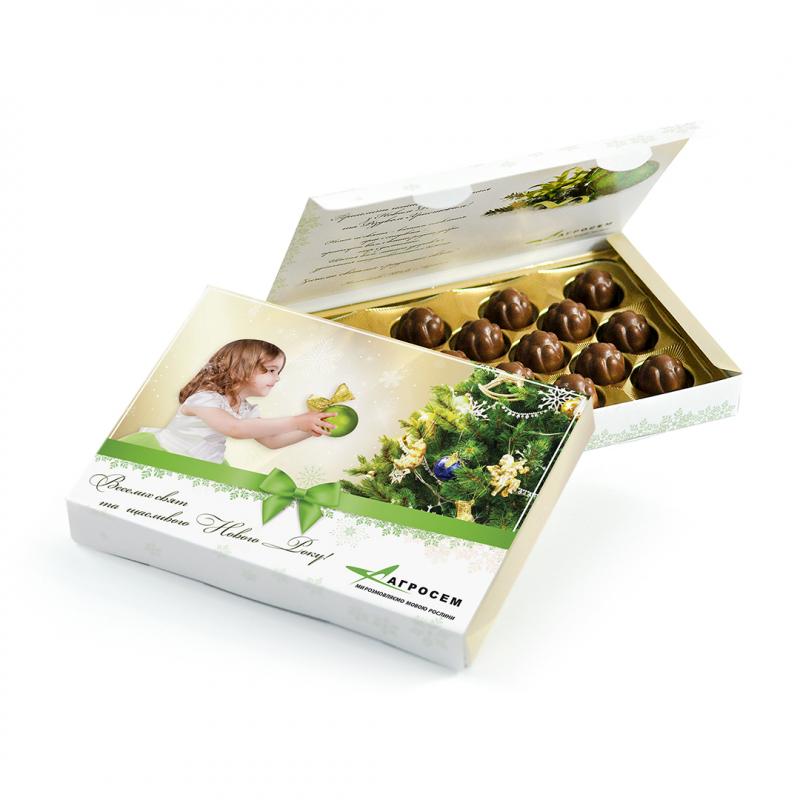 Коробка конфет Gold Nut с логотипом 205 г Коробка конфет Gold Nut с логотипом 205 г Фото 3