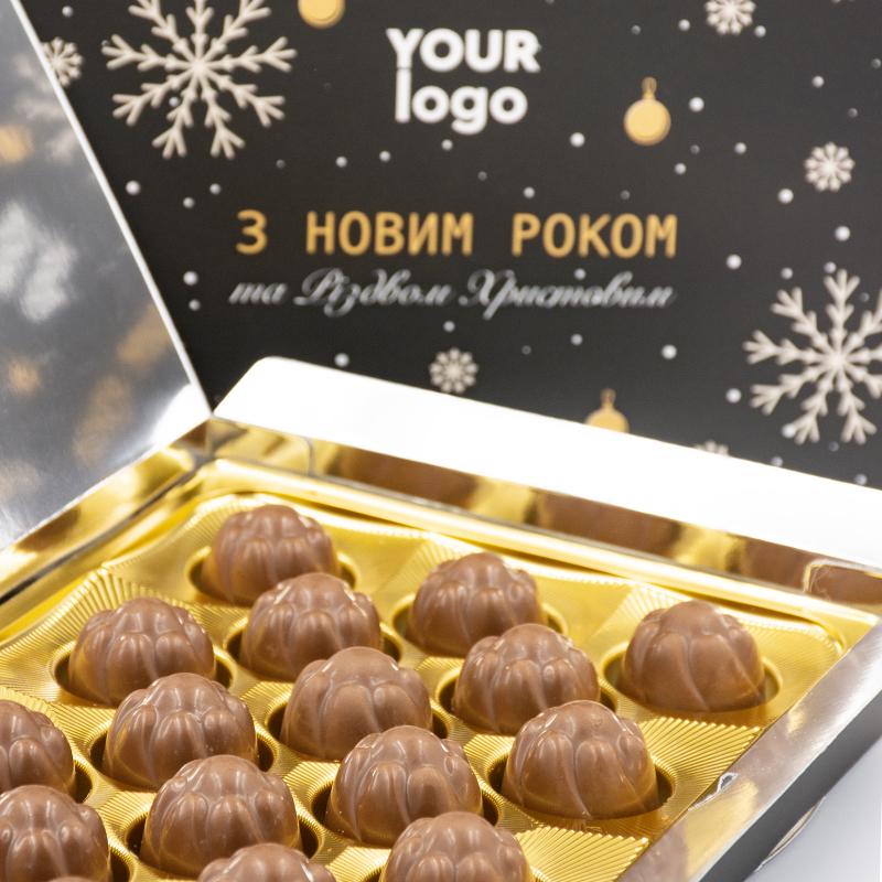 Коробка конфет Gold Nut с логотипом 205 г Коробка конфет Gold Nut с логотипом 205 г Фото 6