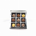 Шоколадний набір French truffle box зі своїм лого 110 г Фото