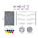 Блокнот в линию А5 Delgado мягкая обложка с логотипом Фото 4