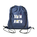 Рюкзак-мешок Soft Me SportBagGo 35х41 см с печатью логотипа