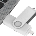 Металлическая флешка TWISTER USB 3.0 Type-C OTG с логотипом 64 Gb Фото 3