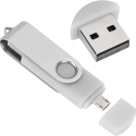 Металлическая флешка TWISTER USB 3.0 Type-C OTG с логотипом 64 Gb Фото 2