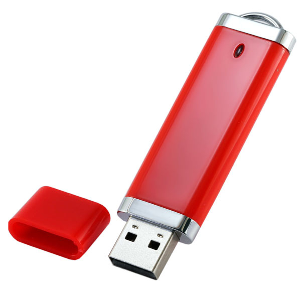 Пластиковая флешка Промо USB 2.0 с крышечкой с вашим лого 16 Gb Пластиковая флешка Промо USB 2.0 с крышечкой с вашим лого 16 Gb Фото