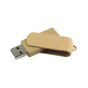 ЭКО Флешка TWISTER USB 2.0 с переработанного пластика с лого 4 Gb