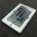 Пластмассовый футляр для кредитной карты PLASTIC BOX с логотипом