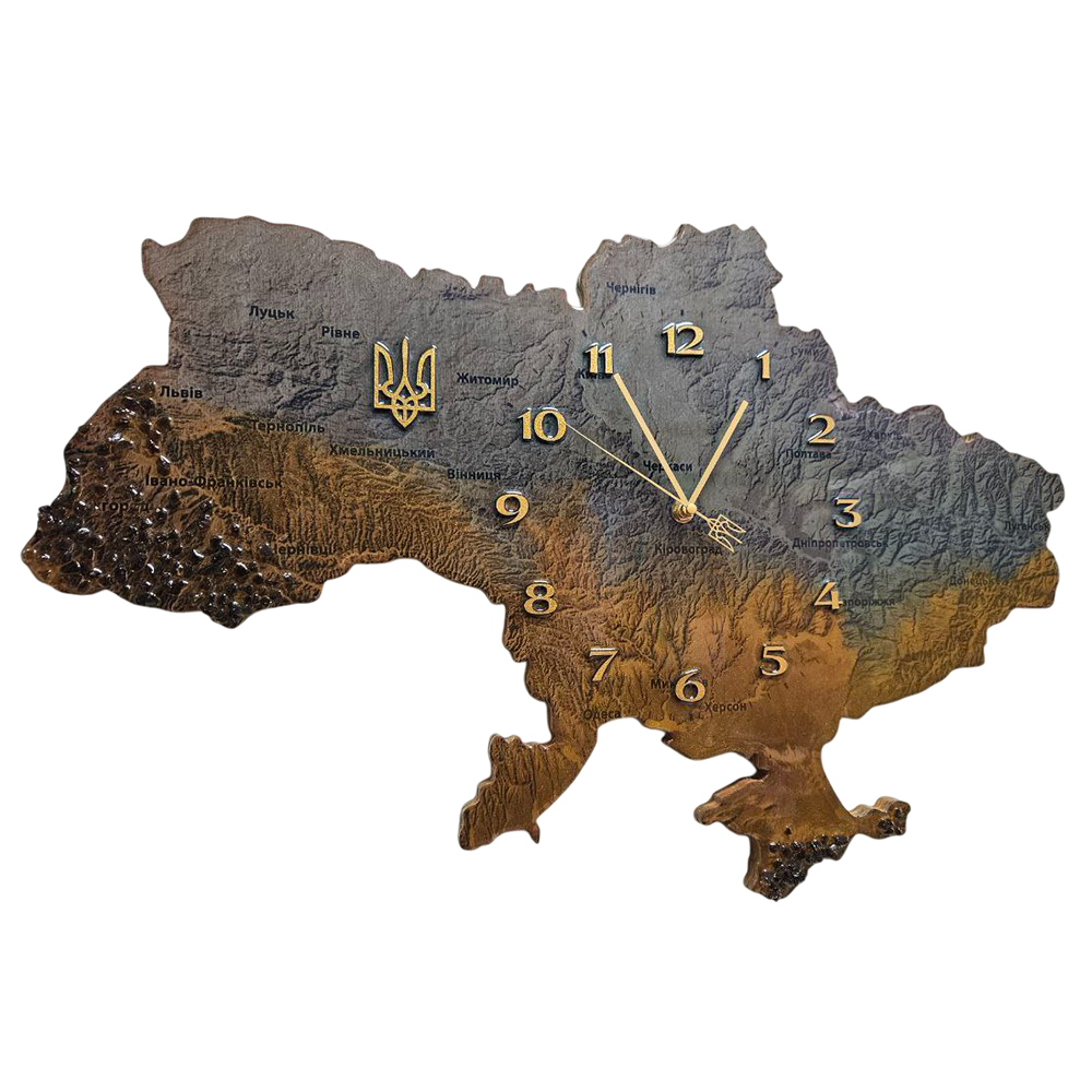 Настенные часы MAP с индивидуальным дизайном и логотипом Настенные часы MAP с индивидуальным дизайном и логотипом Фото