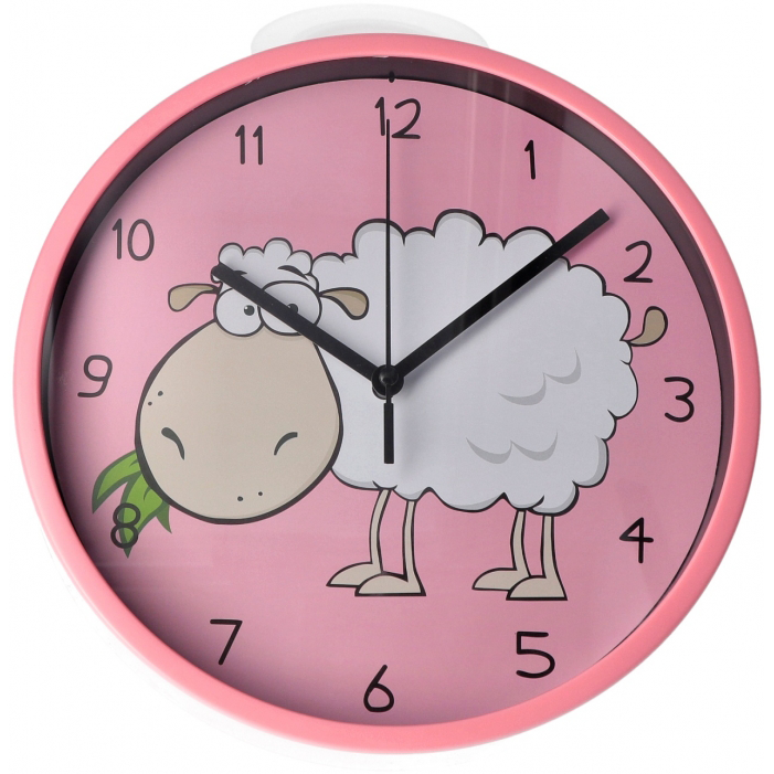 Настенные часы пластиковые Optima LITTLE LAMB с вашим лого 22.5 см Настенные часы пластиковые Optima LITTLE LAMB с вашим лого 22.5 см Фото