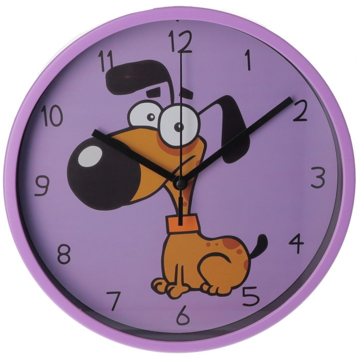 Настенные часы пластиковые Optima LITTLE DOG с вашим лого 22.5 см Настенные часы пластиковые Optima LITTLE DOG с вашим лого 22.5 см Фото