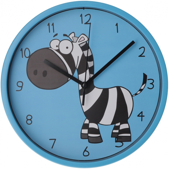 Настенные часы пластиковые Optima LITTLE ZEBRA с вашим лого 22.5 см Настенные часы пластиковые Optima LITTLE ZEBRA с вашим лого 22.5 см Фото