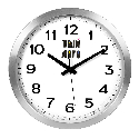 Часы настенные TimeWheel 40 см с вашим логотипом Фото