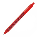 Ручка пластиковая с логотипом с текстильной вставкой Textile Pen Фото 2
