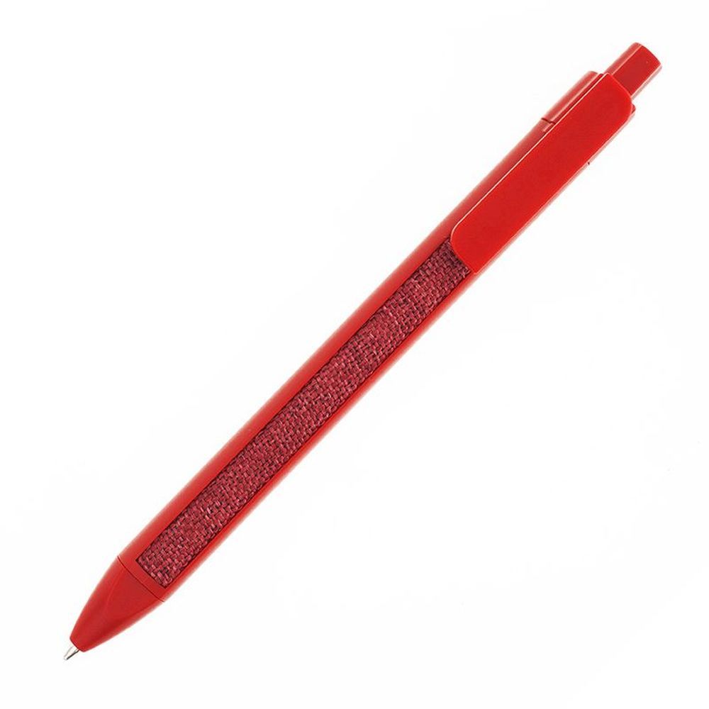 Ручка пластиковая с логотипом с текстильной вставкой Textile Pen Ручка пластиковая с логотипом с текстильной вставкой Textile Pen Фото 2