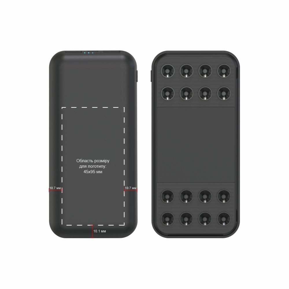 Повербанк 10000mah ChargeMate 2 USB з Вашим лого Повербанк 10000mah ChargeMate 2 USB з Вашим лого Фото 7