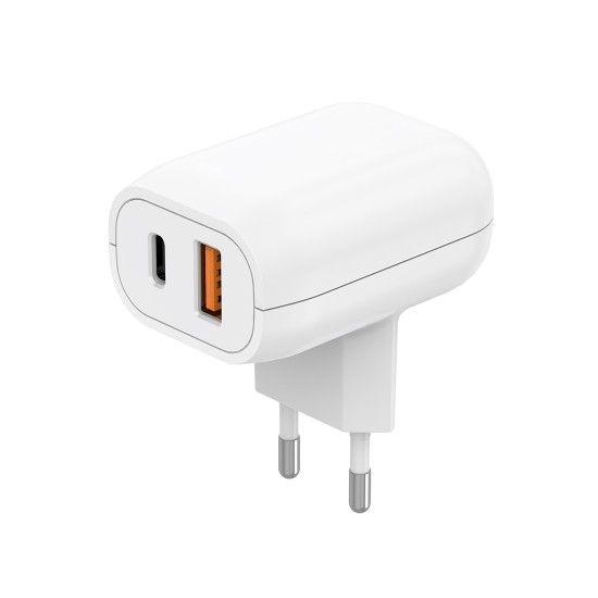 Сетевое зарядное устройство Vspeed 20W 2 порта с Вашим лого Сетевое зарядное устройство Vspeed 20W 2 порта с Вашим лого Фото 2