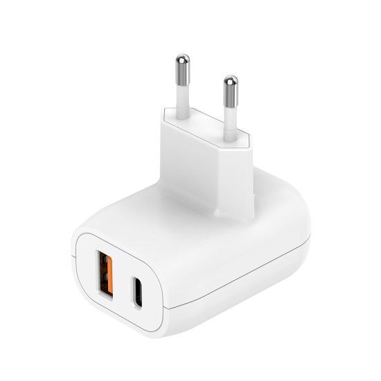 Сетевое зарядное устройство Vspeed 20W 2 порта с Вашим лого Сетевое зарядное устройство Vspeed 20W 2 порта с Вашим лого Фото 4