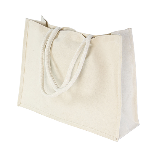 Сумка хлопковая Olivia с ламинацией 44.5x34х15 см с логотипом Сумка хлопковая Olivia с ламинацией 44.5x34х15 см с логотипом Фото