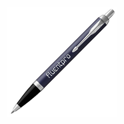 Ручка шариковая Parker IM Blue CT BP с логотипом