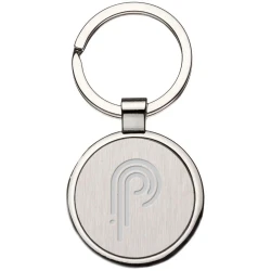 Брелок металлический Ø35 мм с логотипом