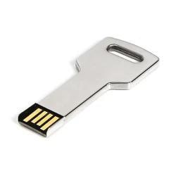 Флешка метлическая USB 2.0 в виде ключа с вашим лого 32 Gb