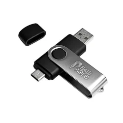 Металлическая флешка TWISTER USB 3.0 Type-C OTG с логотипом 32 Gb