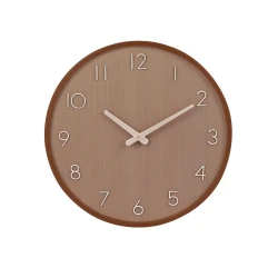 Годинник настінний WoodTime 31 см з логотипом