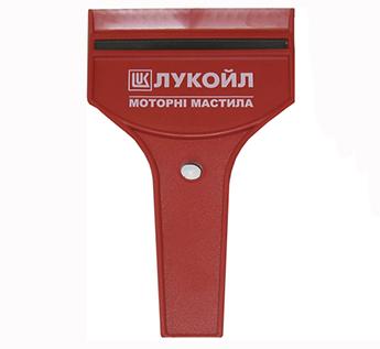 Пластиковий скребок автомобільний з логотипом 165х100х20 мм